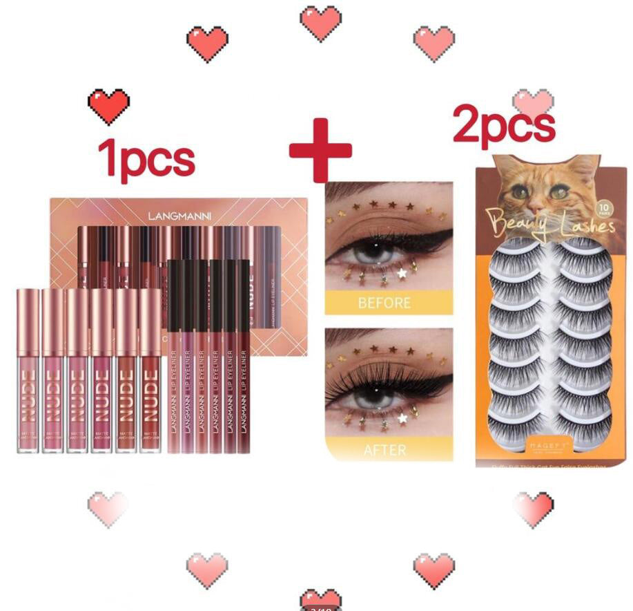 Lip Liner And Lipstick Makeup Set