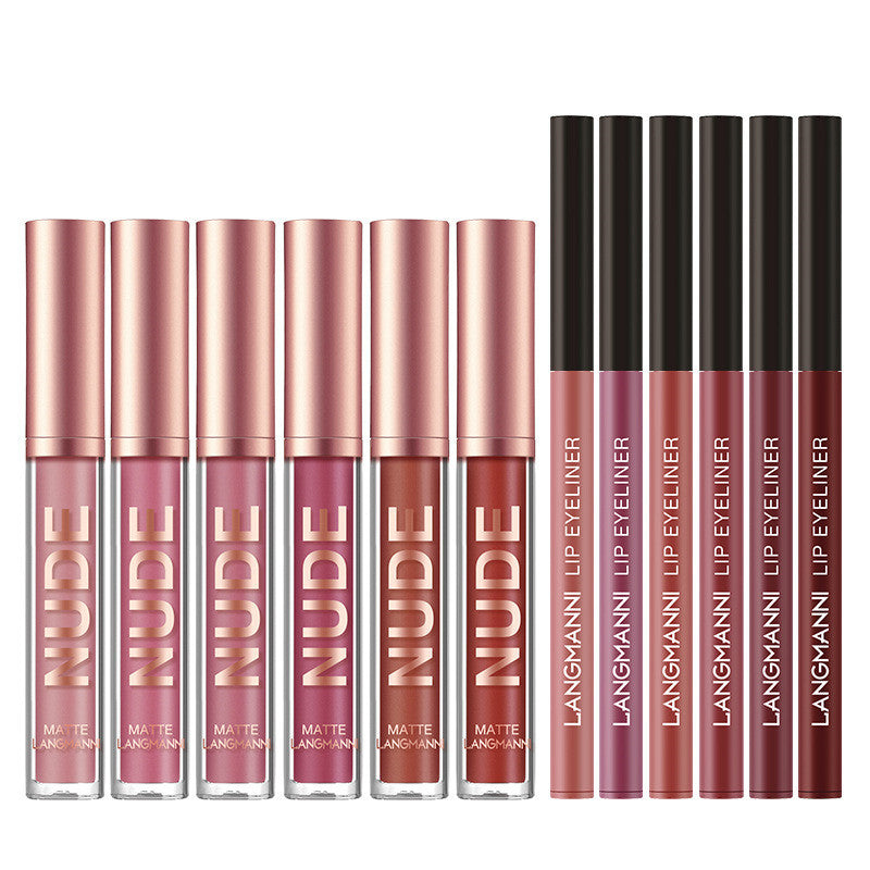 Lip Liner And Lipstick Makeup Set